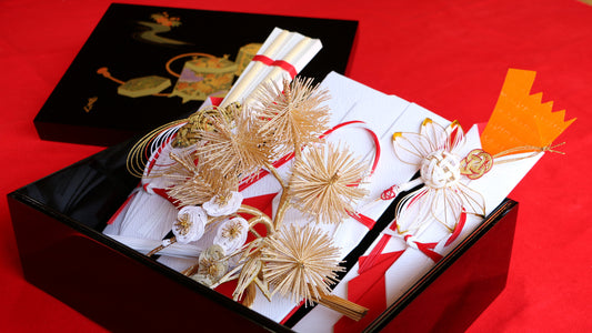 結納みのり三品セット　文庫箱入り※目録なし